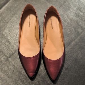 Lucky Brand Ballet flats - metallic burgundy size 91/2